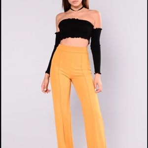 Fashion Nova High waisted pants sIze medium NWT